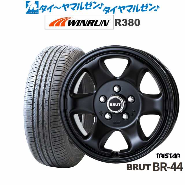 トライスター BRUT BR-44 16インチ 6.5J WINRUN ウインラン R380 215/65R16 サマータイヤ ホイール4本セット