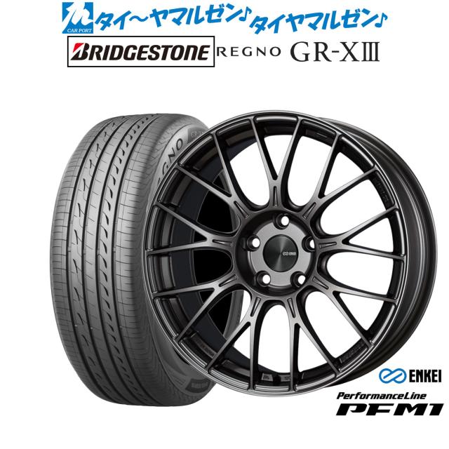 エンケイ PFM1 19インチ 8.0J ブリヂストン REGNO レグノ GR-XIII(GR-X3) 255/40R19 サマータイヤ ホイール4本セット