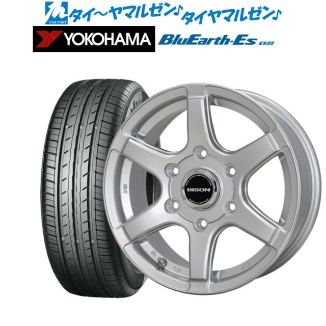 ホットスタッフ バイソン BN-04 14インチ 5.0J ヨコハマ BluEarth-ES ブルーアースイーエス ES32 175/65R14 サマータイヤ ホイール4本セット