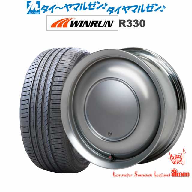 ハートボイス ラブリー スィート レーベル アナム 14インチ 5.0J WINRUN ウインラン R330 165/55R14 サマータイヤ ホイール4本セット