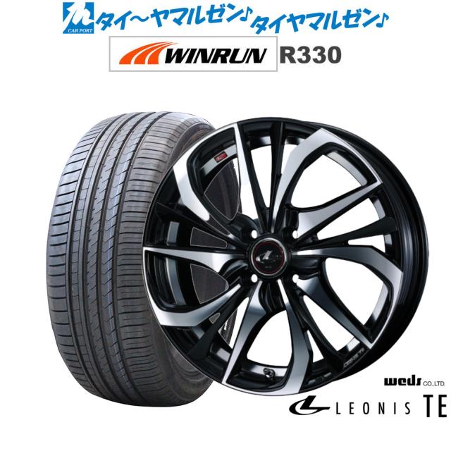 ウェッズ レオニス TE ホイール4本 パールブラック/ミラーカット 6.0-16inch 4H/PCD100 inset+42