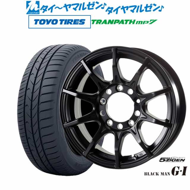 5ZIGEN ゴジゲン ブラックマン ジーアイ 16インチ 5.5J トーヨータイヤ トランパス mp7 215/70R16 サマータイヤ ホイール4本セット