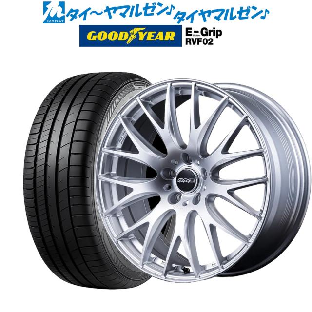 レイズ HOMURA ホムラ 2×9 Plus 20インチ 8.5J グッドイヤー エフィシエント グリップ RVF02 245/45R20 サマータイヤ ホイール4本セット