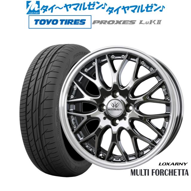 BADX ロクサーニ マルチフォルケッタ 16インチ 5.5J トーヨータイヤ プロクセス PROXES LuKII (LuK2) 165/50R16 サマータイヤ ホイール4本セット