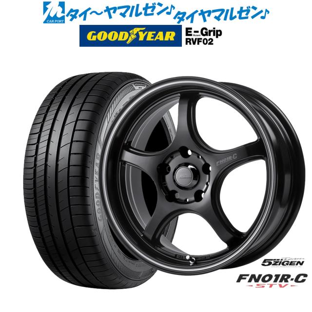5ZIGEN ゴジゲン プロレーサー FN01R-C STV 17インチ 7.0J グッドイヤー エフィシエント グリップ RVF02 215/50R17 サマータイヤ ホイール4本セット