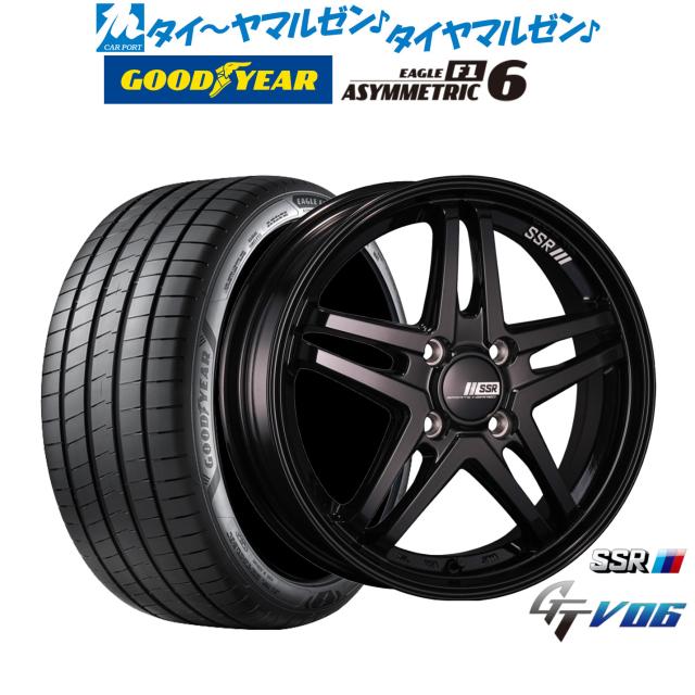 タナベ SSR GT V06 17インチ 7.0J グッドイヤー イーグル F1 アシメトリック6 205/40R17 サマータイヤ ホイール4本セット