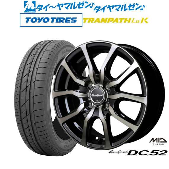 MID ユーロスピード D.C.52 13インチ 4.0J トーヨータイヤ トランパス LuK 155/65R13 サマータイヤ ホイール4本セット