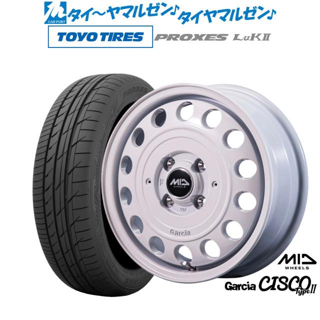 MID ホイールズ ガルシア シスコ Type2 15インチ 4.5J トーヨータイヤ