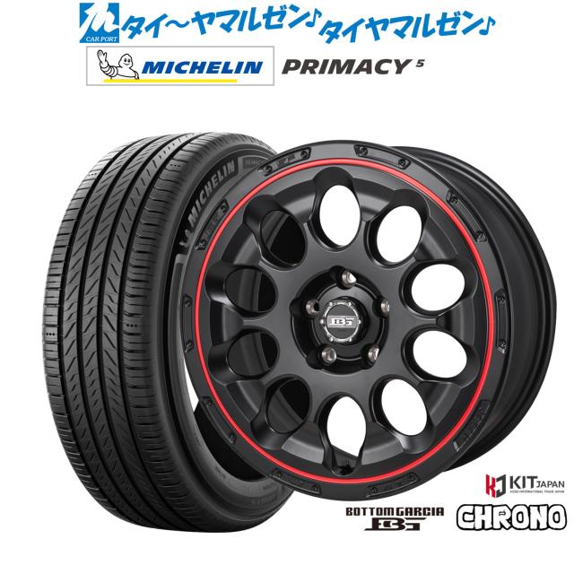 コーセイ ボトムガルシア クロノ 17インチ 7.0J ミシュラン プライマシー プライマシー5 205/50R17 サマータイヤ ホイール4本セット