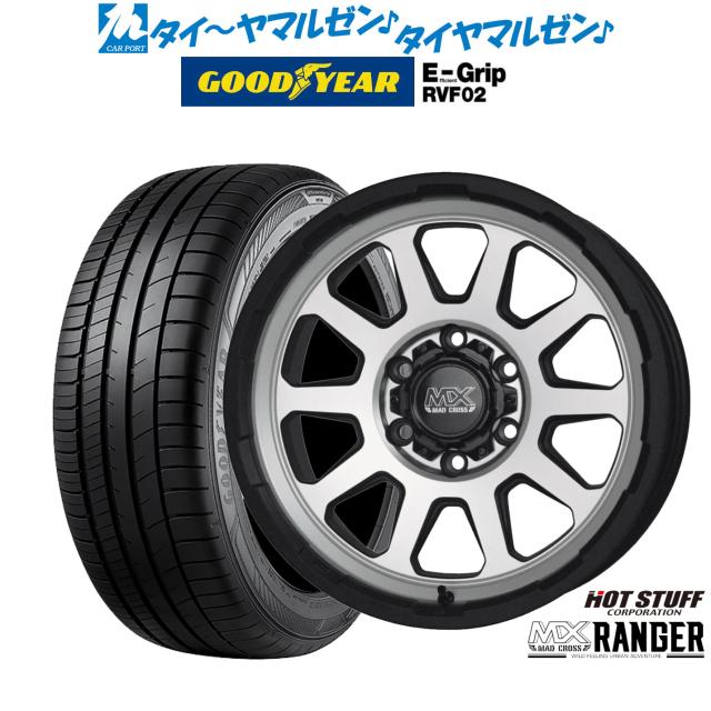 ホットスタッフ マッドクロス レンジャー 16インチ 6.5J グッドイヤー エフィシエント グリップ RVF02 215/65R16 サマータイヤ ホイール4本セット