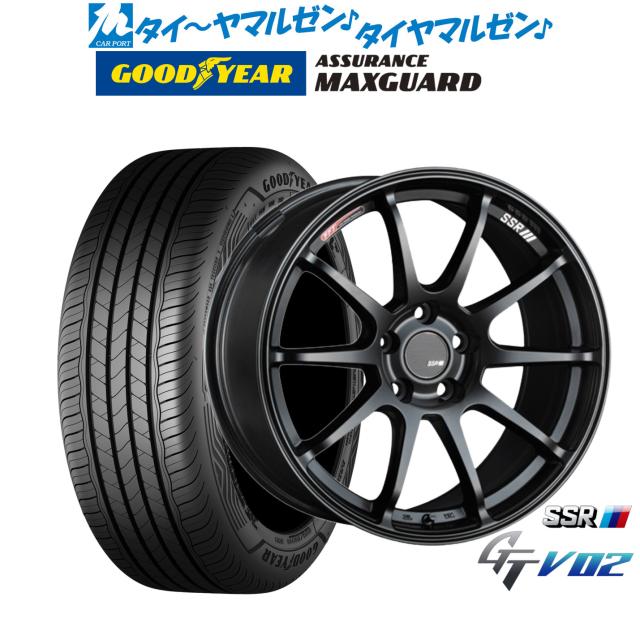 タナベ SSR GT V02 17インチ 7.0J グッドイヤー ASSURANCE アシュアランス MAXGUARD 225/55R17 サマータイヤ ホイール4本セット