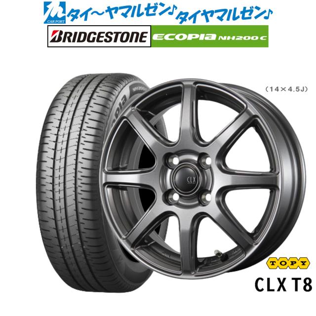 トピー CLX T8 14インチ 4.5J ブリヂストン ECOPIA エコピア