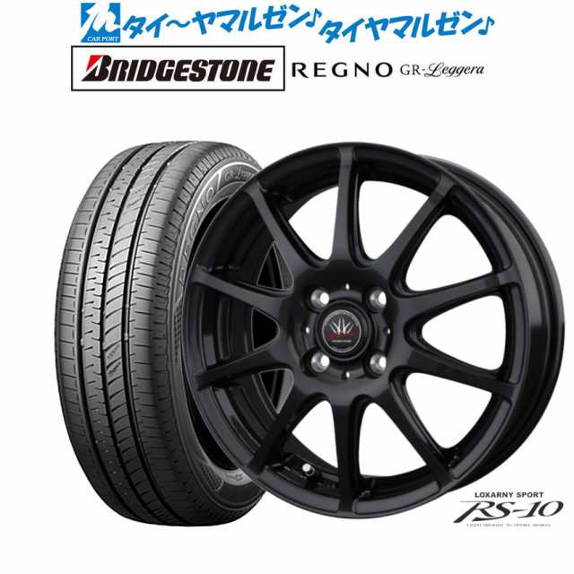 BADX ロクサーニスポーツ RS-10 14インチ 4.5J ブリヂストン REGNO レグノ GR-レジェーラ 155/65R14 サマータイヤ ホイール4本セット