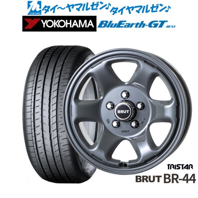 トライスター BRUT BR-44 16インチ 6.5J ヨコハマ BluEarth ブルーアース GT (AE51) 205/60R16 サマータイヤ ホイール4本セット 90,530円
