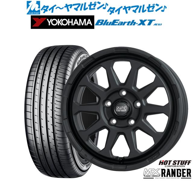 215/60R17 夏タイヤ ホイール4本セット YOKOHAMA ブルーアース XT AE61 (5/114車用) TECHNOPIA カシーナ XV-5 17インチ