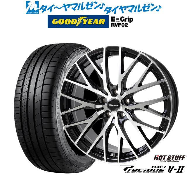 ホットスタッフ プレシャス HM-1 V-II 20インチ 8.0J グッドイヤー エフィシエント グリップ RVF02 245/45R20 サマータイヤ ホイール4本セット