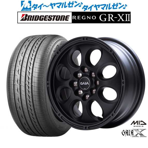 MID ガイア X(クロス) 14インチ 5.0J ブリヂストン REGNO レグノ GR-XII 175/65R14 サマータイヤ ホイール4本セット