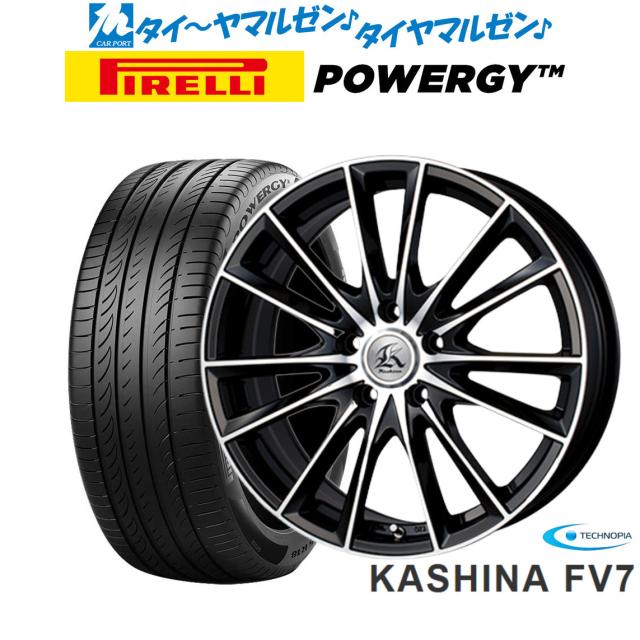 テクノピア カシーナ FV-7 19インチ 8.0J ピレリ POWERGY (パワジー) 225/40R19 サマータイヤ ホイール4本セットの通販は 179,100円