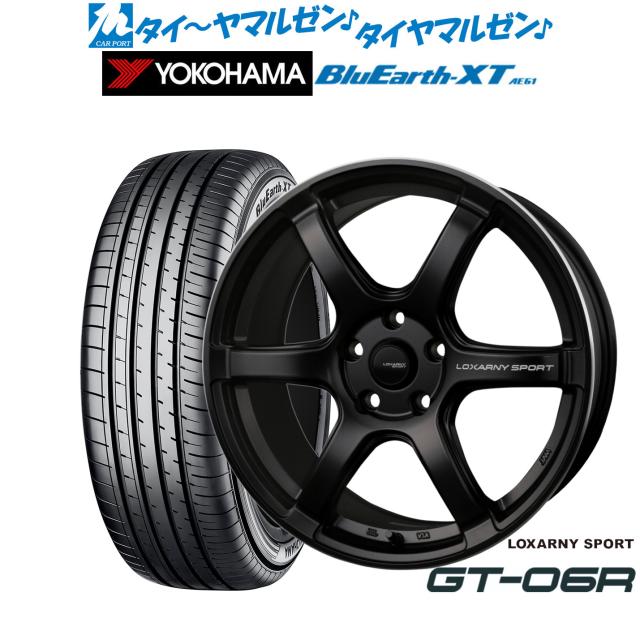 BADX ロクサーニスポーツ GT-06R 18インチ 7.5J ヨコハマ BluEarth ブルーアース XT (AE61) 215/50R18 サマータイヤ ホイール4本セット 108,020円