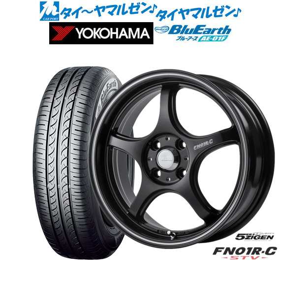 5ZIGEN ゴジゲン プロレーサー FN01R-C STV 16インチ 6.0J ヨコハマ BluEarth ブルーアース (AE-01F) 195/60R16 サマータイヤ ホイール4