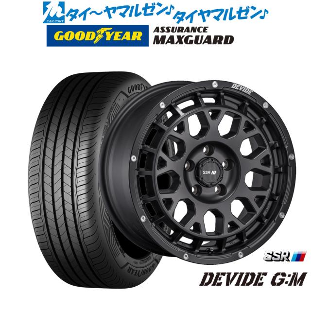 タナベ SSR ディバイド G:M 17インチ 7.5J グッドイヤー ASSURANCE アシュアランス MAXGUARD 225/45R17 サマータイヤ ホイール4本セット