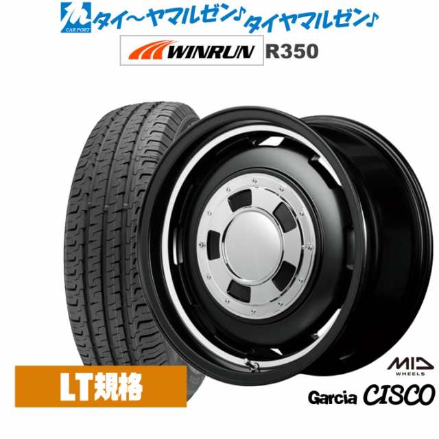 MID ガルシア シスコ 16インチ 6.5J WINRUN ウインラン R350 (LT用) 215/65R16 サマータイヤ ホイール4本セット