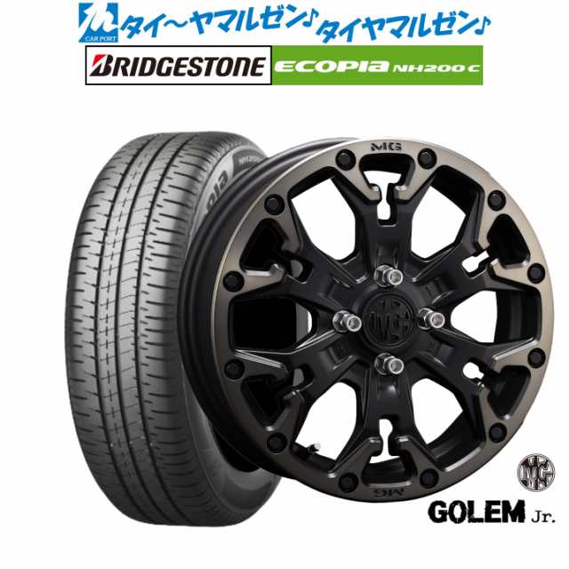 クリムソン MG ゴーレム Jr. 14インチ 4.5J ブリヂストン ECOPIA エコピア NH200C 165/60R14 サマータイヤ ホイール4本セット