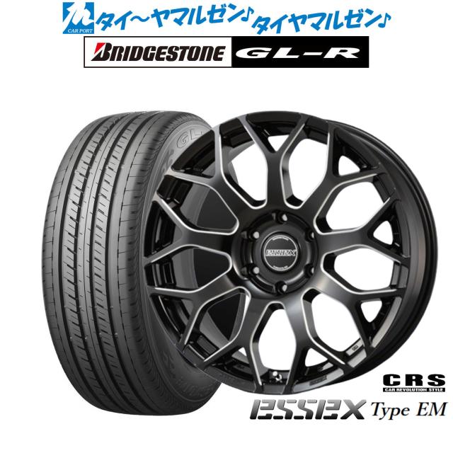 CRS ESSEX エセックス EM-17 17インチ 7.0J ブリヂストン GL-R 215/60R17 サマータイヤ ホイール4本セット