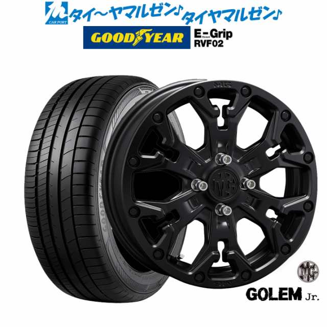 クリムソン MG ゴーレム Jr. 14インチ 4.5J グッドイヤー エフィシエント グリップ RVF02 155/65R14 サマータイヤ ホイール4本セット