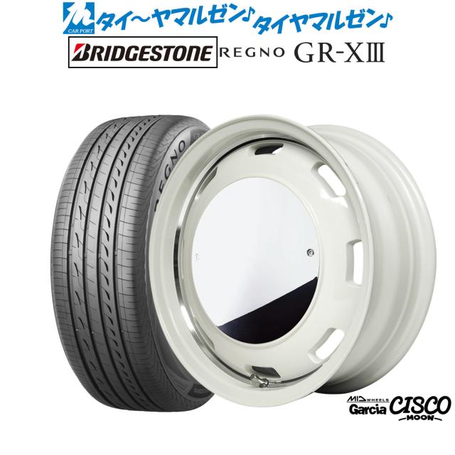 MID ホイールズ ガルシア シスコ MOON 14インチ 4.5J ブリヂストン REGNO レグノ GR-XIII(GR-X3) 165/55R14 サマータイヤ ホイール4本セット