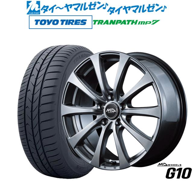 MID ホイールズ G10 16インチ 6.5J トーヨータイヤ トランパス 