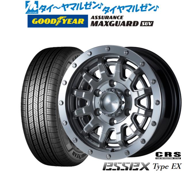 CRS ESSEX エセックス EX-15 15インチ 6.0J グッドイヤー ASSURANCE アシュアランス MAXGUARD SUV 215/70R15 サマータイヤ ホイール4本セット