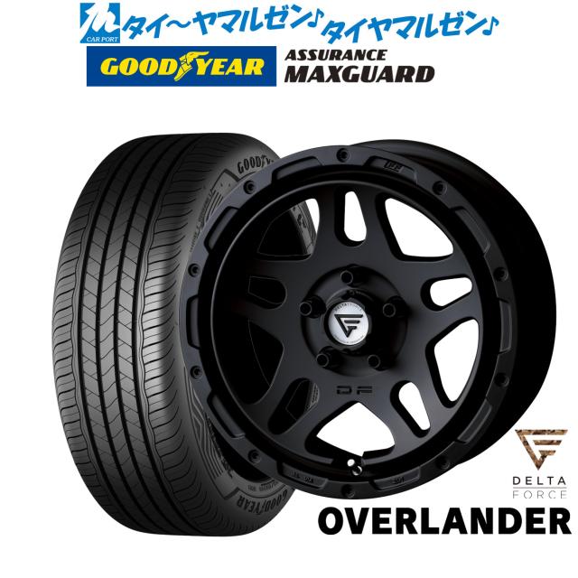 FORCE デルタフォース OVERLANDER(オーバーランダー) 16インチ 7.0J グッドイヤー ASSURANCE アシュアランス MAXGUARD 215/60R16 サマータイヤ ホイール4本セット