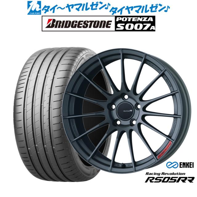 エンケイ RS05RR 19インチ 8.5J ブリヂストン POTENZA ポテンザ S007A