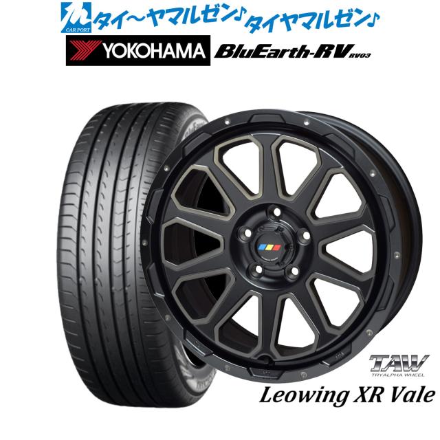 トライアルファ レオウイング クロスヴェイル 17インチ 7.0J ヨコハマ BluEarth ブルーアース RV03(RV-03) 215/60R17 サマータイヤ ホイール4本セット