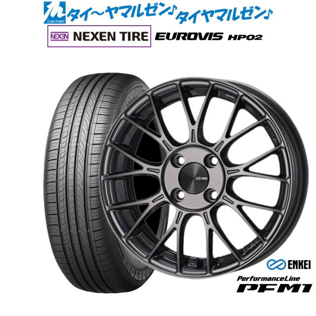 エンケイ PFM1 16インチ 6.5J NEXEN ネクセン ロードストーン ユーロビズ HP02 205/60R16 サマータイヤ ホイール4本セット