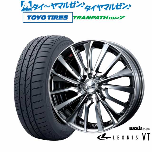 ウェッズ レオニス VT 16インチ 6.0J トーヨータイヤ トランパス mp7 205/60R16 サマータイヤ ホイール4本セット