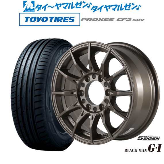 5ZIGEN ゴジゲン ブラックマン ジーアイ 16インチ 6.5J トーヨータイヤ プロクセス PROXES CF2 SUV 215/65R16 サマータイヤ ホイール4本