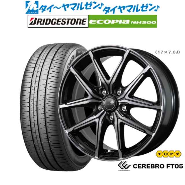 トピー セレブロ FT05 15インチ 6.0J ブリヂストン ECOPIA エコピア NH200 195/65R15 サマータイヤ ホイール4本セット