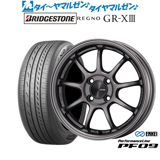 エンケイ PF09 16インチ 6.5J ブリヂストン REGNO レグノ GR-XIII(GR-X3) 185/55R16 サマータイヤ ホイール4本セット