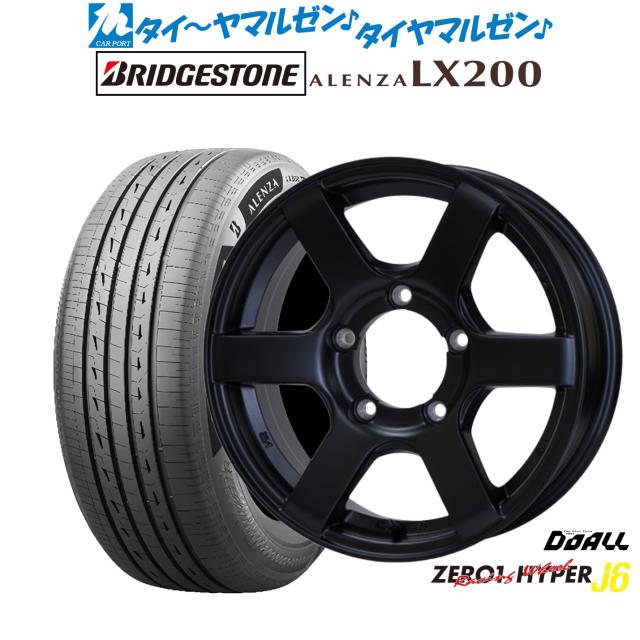 ドゥオール CST ZERO-1 ハイパーJ6 16インチ 5.5J ブリヂストン ALENZA アレンザ LX200 175/80R16 サマータイヤ ホイール4本セット