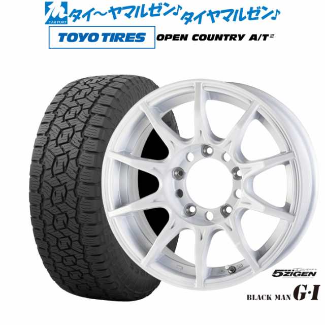 5ZIGEN ゴジゲン ブラックマン ジーアイ 16インチ 5.5J トーヨータイヤ オープンカントリー A/T III (AT3) 225/70R16 サマータイヤ ホイ