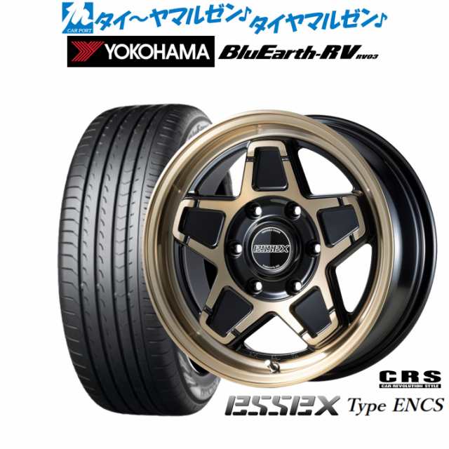 CRS ESSEX エセックス ENCS-16 16インチ 6.5J ヨコハマ BluEarth ブルーアース RV03(RV-03) 215/65R16 サマータイヤ ホイール4本セットの通販は