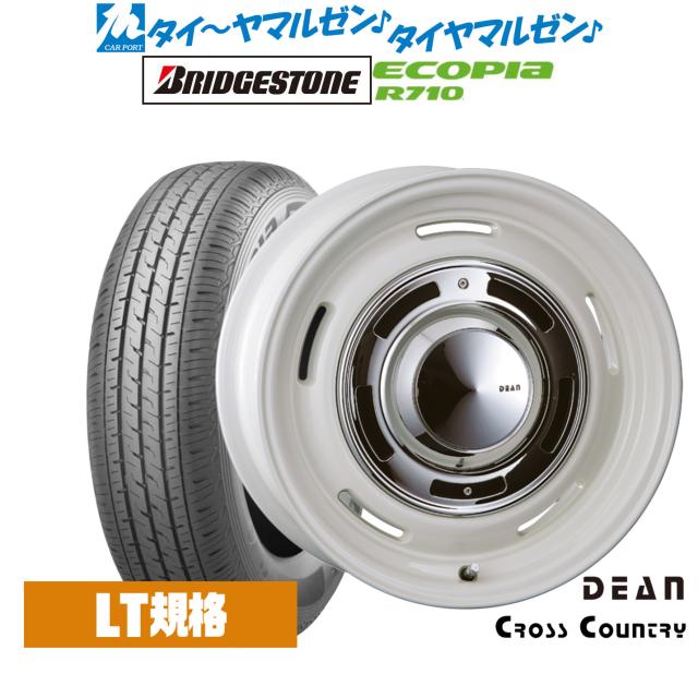 クリムソン ディーン クロスカントリー 12インチ 4.0J ブリヂストン ECOPIA エコピア R710 145/80R12 サマータイヤ ホイール4本セット