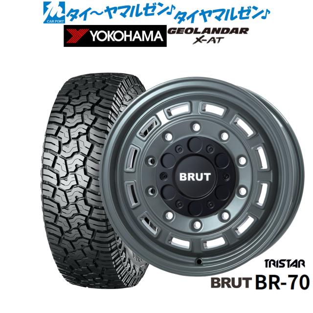 トライスター BRUT BR-70 16インチ 6.5J ヨコハマ GEOLANDAR ジオランダー X-AT (G016) 215/70R16 サマータイヤ ホイール4本セット