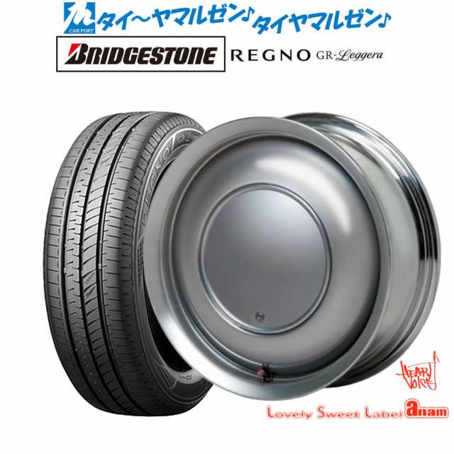 ハートボイス ラブリー スィート レーベル アナム 14インチ 5.0J ブリヂストン REGNO レグノ GR-レジェーラ 155/65R14 サマータイヤ ホイ