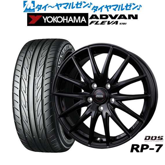 BADX DOS(DOS) RP-7 16インチ 6.5J ヨコハマ ADVAN アドバン フレバ V701 195/55R16 サマータイヤ ホイール4本セット