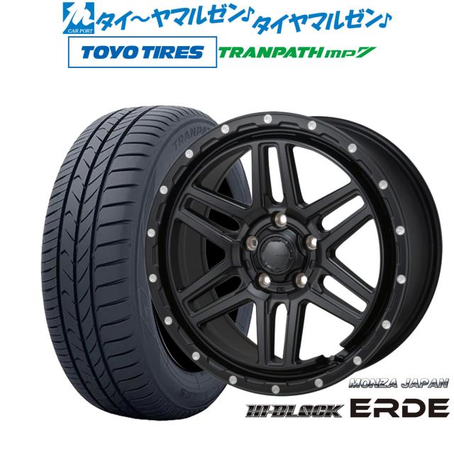 モンツァ ハイブロック エルデ 16インチ 7.0J トーヨータイヤ トランパス TRANPATH mp7 215/60R16 サマータイヤ ホイール4本セット