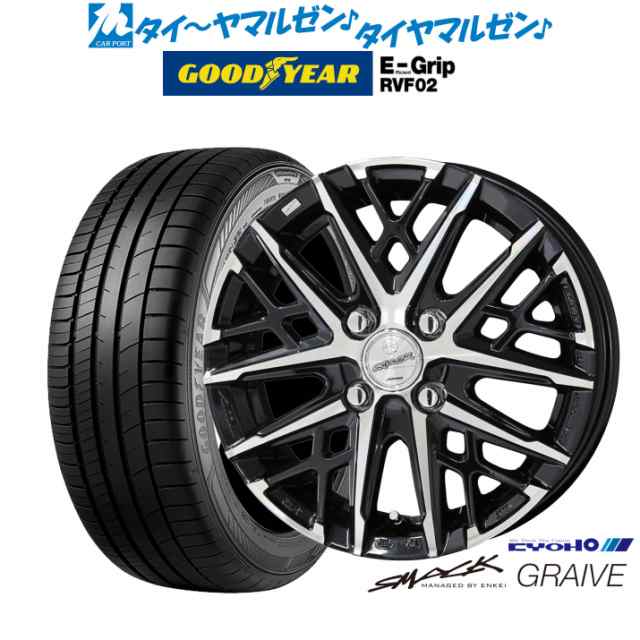 KYOHO スマック グレイヴ 13インチ 4.0J グッドイヤー エフィシエント グリップ RVF02 155/65R13 サマータイヤ ホイール4本セット