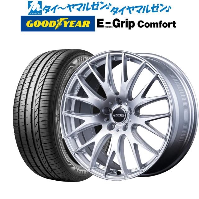 レイズ HOMURA ホムラ 2×9 Plus 19インチ 8.0J グッドイヤー エフィ 